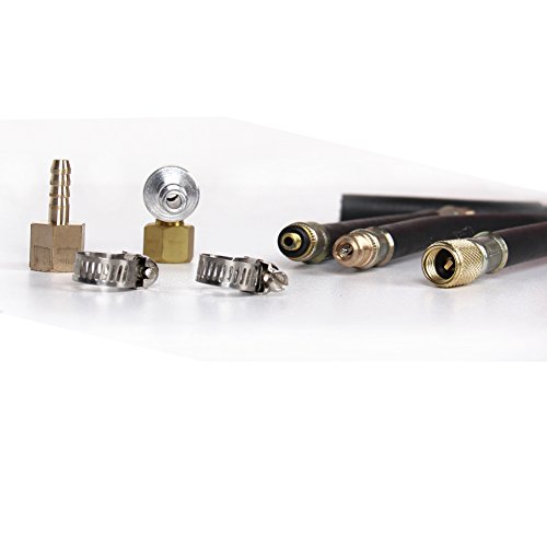 Bang4buck 10 Pieces Fuel Injection Compression Gauge of Petrol Gasoline Pressure Tester Kit for Motor Auto 0-100 PSI - Thumbnail 6