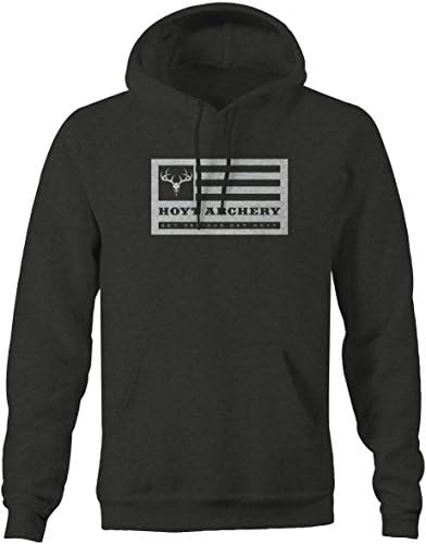 Hoyt Archery Deer Flag Get Serious Bow Hunting Sweatshirt - 3XL