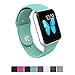 Apple Watch Band - e6Hope Soft Silicone Replacement iWatch Strap for Apple Watch Series 1,Series 2 (Mint Green, 38mm - S/M)