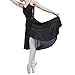 woosun Adult Ladies Sheer Wrap Skirt Ballet Skirt Women Dance Over Scarf Long Skirt 80cm Length