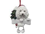 Poodle Ornament with Unique 