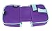 Volta Royal Regalia Saddle Bags Two Main Compartments With Bonus Mesh Pockets  Easily Attaches to Frame  Compatible with Nearly Any Bicycle  Pink, Purple, and Baby Blue