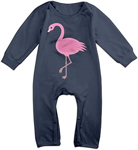 HOHOE Babys Pink Flamingos Long Sleeve Bodysuit 12 Months