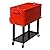 Patio Deck Cooler Rolling Outdoor 80 Quart Solid Steel Construction Home Party