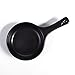Traditions Ceramic Cookware by Xtrema - 4.5 Inch Frying Pan/Braising Skillet - Dishwasher, Stove, Oven, Grill, Microwave Safe - Black