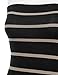 DRESSIS Women's Striped Strapless Bodycon Stretchy Midi Tube Dress (22 Colors)