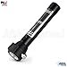 Tactical Black ROADSIDE HERO RESCUER 9-IN-1 Multi-Function Solar Powered Car Emergency Flashlight Tool with Window Breaker, Seat Belt Cutter, Compass & Flashlight for Travel, Camping & Emergencies