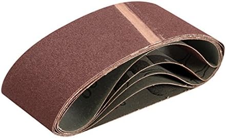 Silverline 999089 Sanding Belt 75 x 457mm 5pk 100 Grit, Multi-colour