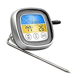 Meat Thermometer, CyanCloud Instant Read Food Thermometer Digital Cooking Thermometer For Oven, Kitchen, Grilling, Smoker With Timer Alert