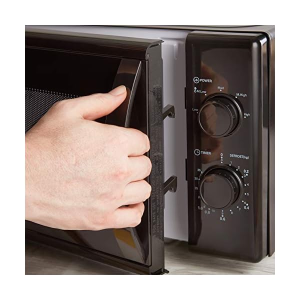 Tower T24034BLK Microwave with 5 Power Levels and 35 Minute Timer, 20 Litre Capacity, 700 Watts, Black