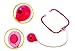 Doctor Toys Stethoscope Injections Nurse Pretend Play Kit for Kids Pink Luminous Sound Medical Doctor's Kit 30 pcs Role Play Educational Toys