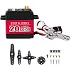 LewanSoul LD-20MG Full Metal Gear Standard Digital Servo Moteur with 20kg High Torque, Aluminium Case for Robot RC Car…