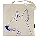 Pet Studio Art Ralph the Bull Terrier Tote Bag