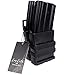 Molle Mag Pouch 5.56 for M4 AR Pistol, Fast Magazine Pouch Holster Polymer Pack of 5(BK)