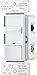 EATON SI06P-W-K Core Skye Preset Decorator Full Slide Dimmer, 600 W, 120 Vac, 1 Pole, White