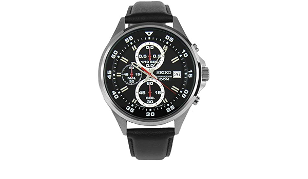 Seiko neo Sports Mens Analogue Quartz Watch with Calfskin Bracelet SKS635P1  : Amazon.ca: Clothing, Shoes \u0026 Accessories