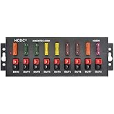 HCDC 1 in 8 Out 40Amp Connector Power Splitter Distributor Source Strip Module