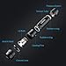 CISNO 1000 Lumens Flashlight Light With Mount and Pressure Switch For Picatinny Quad Rail