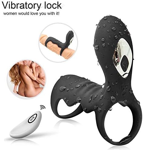 Huoleduo Men Vibration Collars Delay Lock Fine Ring