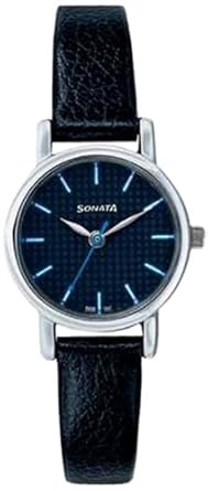 Sonata Analog Black Dial Women's Watch -NJ8976SL04W