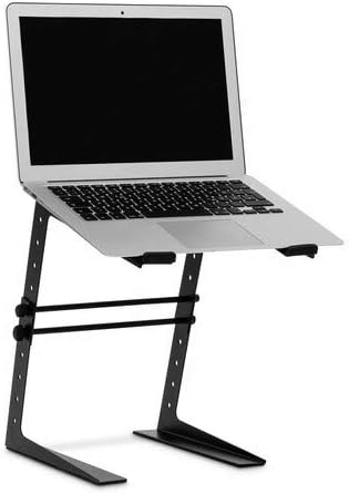 Relaxdays Notebookstander Hohenverstellbar Laptophalter Schreibtisch Laptopstander Metall Hbt 34x26x32cm Schwarz Amazon De Kuche Haushalt