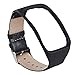 V-MORO Samsung Gear S Band, Premium Leather Band Samsung Smartwatch Replacement Strap Band for Samsung Gear S (Black)