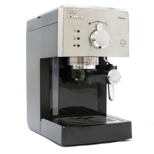 Philips Saeco Poemia Manual Espresso Coffee Machine Pressurized Filter Crema