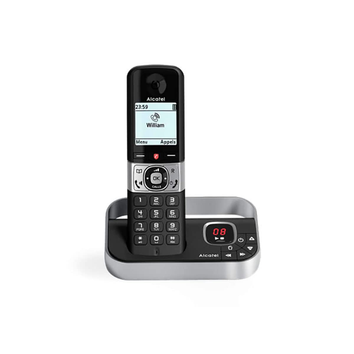 Alcatel Dect F890 Voice Fr Black Scallblock