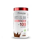 Evolution Advance Nutrition FIT & SLIM PROTEIN + FAT BURNER with only 100 CALORIES per serving. Whey Protein+fiber+Glucomanan+Chromium Picolinate. 2lbs 30 servings. Sweetened with Stevia! (Chocolate)