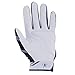 Mizuno Finch Adult Women's Fastpitch Softball Batting Gloves, Black/White, Medium