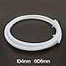 Iverntech 2M PTFE Teflon Tube OD 6mm x ID 4mm for RepRap 3D Printer Bowden Hotend 1.75mm or 3mm Filaments