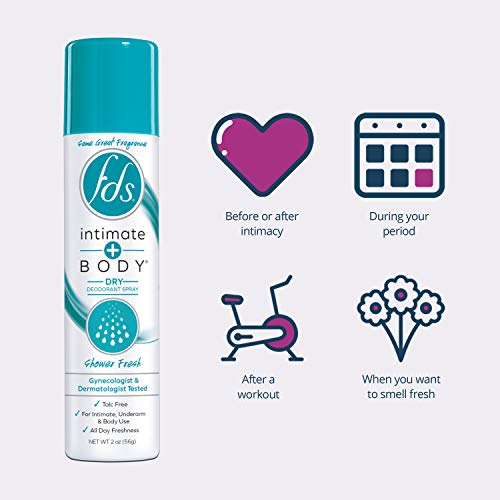 FDS Intimate Deodorant Feminine Spray for All Day Freshness & Odor