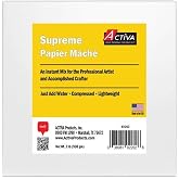 ACTIVA Supreme Papier Mache &ndash; A Premium Instant Mix for The Professional Artist and Passionate Crafter - 2 Lbs - Made in The USA - No Tariffs.