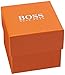 HUGO BOSS Orange Men's Quartz Stainless Steel and Leather Casual Watch, Color:Blue (Model: 1513250)