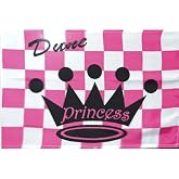 Small 12 Inch X 20 Inch Replacement Flag For Whip Antenna Pink Checkered Dune Princess Flag