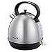 Aicok 709202828916 304 Stainless Steel Electric Kettle 1500W 1.7 Liter, BPA-Free Cooktop, Silver