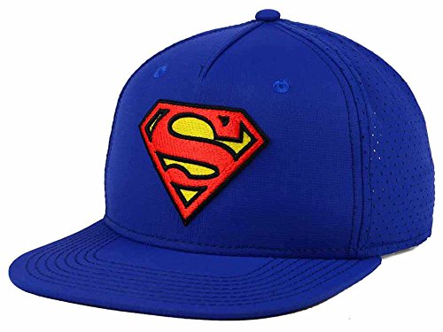 superman flat bill hat