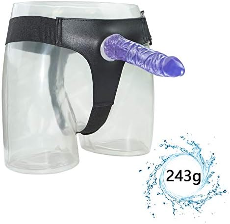 Lesbian Couples Strapon Ultra Elastic Harness pnis Strap on for Men Realistic Strapless - Mysterious Purple - Electric Toy for Women