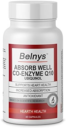 Belnys – Absorb Well Co-Enzyme Q10 – Support Heart Health – High Potency Supplement (45 caps)