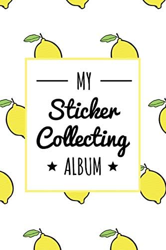 My Sticker Collecting Album: Blank Sticker Book For Kids - Lemon Theme Paperback – 2 Apr 2019