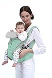 Baby Carrier-Ergonomic 360 Baby Carrier-Easy to Put On 6 Safe and Comfortable Positions-Backpack Carriers Front and Back-Extendable Newborn-Toddler Carrier-HipSeat Infant Carrier-Improved Ergo Model