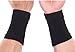 Bamboo Wrist Sweatband Support by Mcolics (Pair) - Antimicrobial Wristband / Sweatband - Best Compression Wrist Wrap for Arthritis, Tendonitis, Carpal Tunnel Syndrome, Tennis (Black)