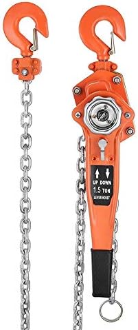Chain Block TBVECHI 20ft 3000lbs Chain Block Heavy Duty Chain Hoist