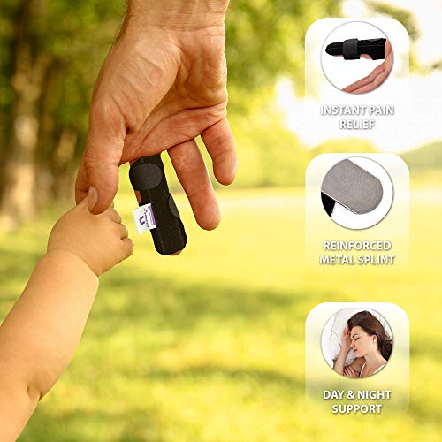 Actesso-Neoprene-Finger-Support-Splint--Mallet-Brace-for-Trigger-Finger-and-Ligament-Pain