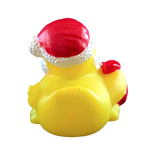 DUCKY CITY 3" Christmas Santa Claus Rubber Duck [Floats Upright] - Baby