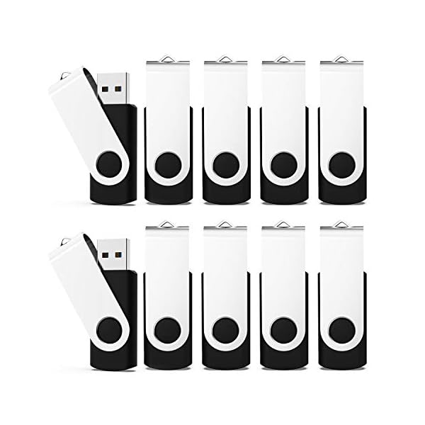 KEXIN USB-Flash-Laufwerk, 4 GB, USB 2.0, 4 GB, USB-Stick, für Datenspeicherung und -teilung, Schwarz, 100 Stück