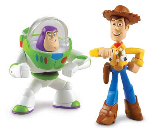 Disney / Pixar Toy Story 3 Action Links Mini Figure Buddy 2-Pack Communicator Buzz Lightyear & Walking Woody