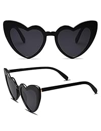 SOJOS Gafas de sol con forma de corazón, estilo vintage, ojo de gato, estilo retro, Kurt Cobain