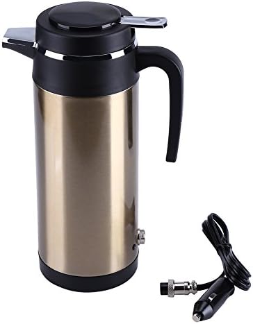 Nitrip 車用電気ポット 800ml 12v 車載 電気ケトル ポットオートストップ機能 空焚き防止機能付 車中泊 旅行用