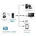 Bluetooth Transmitter / Receiver, Mixcder TR007 Wireless 2-in-1 Audio Adaptor, 3.5 mm Stereo Output, TV Ears, Bluetooth Dongle, Music Transmission for TV, PC, MP3/MP4, CD Player, Car Audio